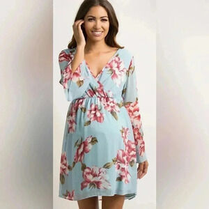 Pinkblush Floral Maternity Dress Size L